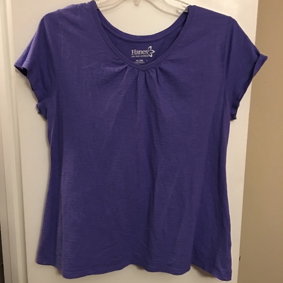 Hanes Tops - SOLD!! Hanes Purple Shirt